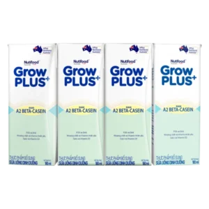 Sữa Bột Pha Sẵn Nutifood GrowPLUS A2 Beta-Casein 180ml (Lốc 4)
