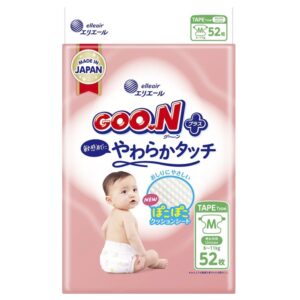 Bỉm tã dán Goon Plus size M52 miếng (6-11kg)