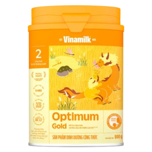 Sữa bột Vinamilk Optimum Gold 2 800gr (6–12 tháng)
