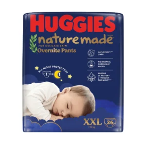 Bỉm Tã quần Huggies Nature Made ban đêm size XXL26 miếng (trên 15kg)