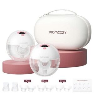 Máy hút sữa đôi không dây Momcozy M5 Màu Đỏ