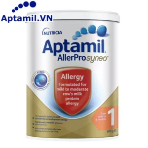 Sữa Bột dị ứng Aptamil Allerpro Syneo số 1 900g (0-6 Tháng)