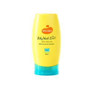 Sữa tắm gội Wesser nắp xanh 220ml