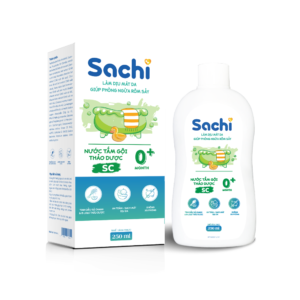 Nước tắm thảo dược Sachi hương sả chanh 250ml