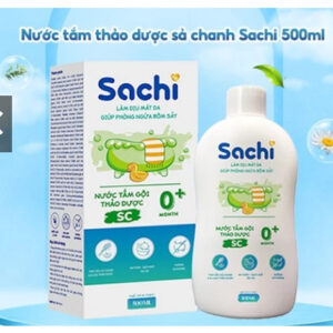 Nước tắm thảo dược Sachi hương sả chanh 500ml